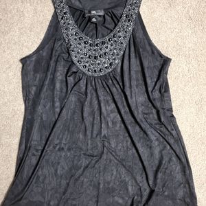 IZ Byer black tank blouse